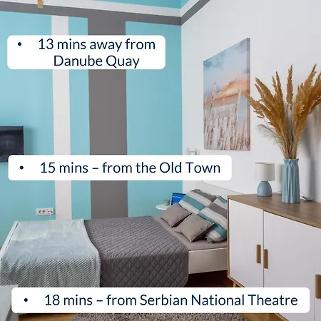 Spacious Close To Center L Washing Machine L Breakfast Daire Novi Sad